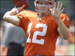 The Browns don't plan to have third-string quarterback and former Texas standout Colt McCoy throw many passes this season.