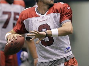 Derek Anderson is expected to be the backup quarterback for Matt Leinert this season in Arizona after five years in Cleveland.