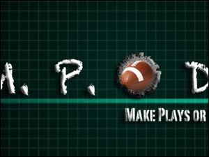 The 'Make Plays or Die' logo. The group, started by Desmond Marrow also promotes its efforts via social networking sites like Twitter.