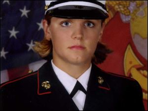 Lance Cpl. Maria Lauterbach of Vandalia, Ohio, was pregnant when she was killed in 2007.