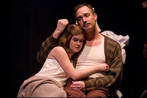 Kelly Klein and Danny Vaccaro in Barter Theatre's ‘The Diary of Anne Frank.'
