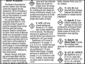<img src=http://www.toledoblade.com/assets/jpg/TO66067417.JPG> <b><font color=red>VIEW MAP:</b></font color=red> <a href="/assets/pdf/TO73574829.PDF" target="_blank "><b>Road Warrior 8-29</b></a> 