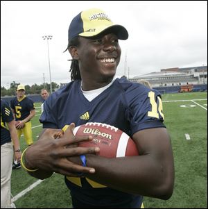 There were questions as to whether or not Denard Robinson could develop into a quarterback. He's improved dramatically.
