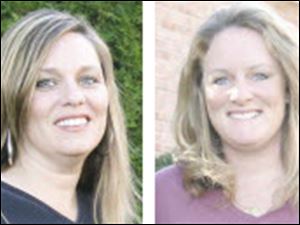 Emily Yerkes, left, and Stacey Arnold.