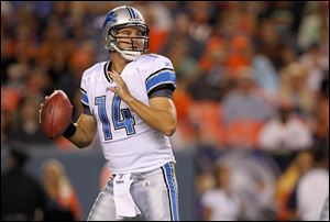 Shaun Hill will start in place of injured QB Matthew Stafford for the Lions against Philadelphia.