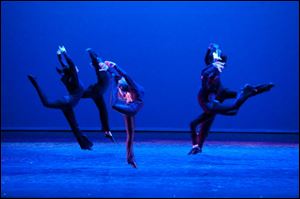 Toledo Ballet dancers perform in a scene from March production.