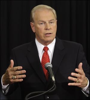 Ohio Governor Ted Strickland said the state Department of Development should move faster to keep factories from closing. 