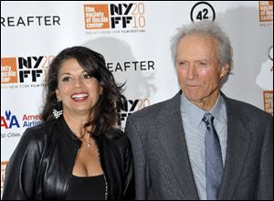 Clint Eastwood with his wife, Dina, at the
premiere for his latest movie, ‘Hereafter.'