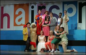 NBRW HAIRSPRAY11 The Blade/Lori King  10/11/2010  The cast of the musical Hairspray at Notre Dame Academy inToledo, Ohio. Students are from Notre Dame and other Toledo area Catholic schools.