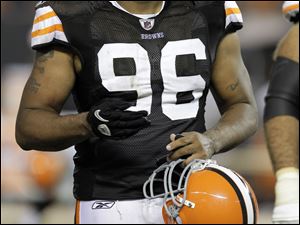 Browns linebacker David Bowens was named AFC defensive player of the week after his two interceptions in a victory over the Saints. Bowens, 33, aspires to be a coach after his playing days are over.