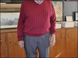 William Moritz, 84, donated his uniform, Silver Star and Purple Heart from World War II to the museum.