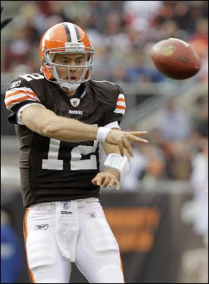 The Browns' Colt McCoy has gained the respect of his coaches and teammates with his leadership skills and toughness.