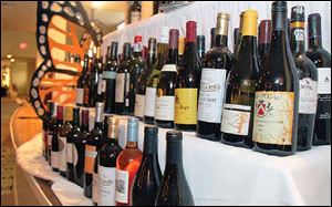 A selection of the wines available at the Kidney Foundation's Wine Affair on Nov. 19 at Maumee's Parkway Place.