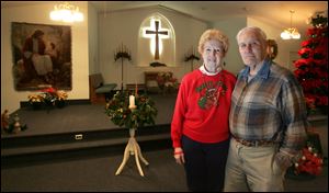 For 70 years, Virginia Gladieux, with husband, Dale, has attended East Christian Church. The historic Oregon church is disbanding after Christmas services Saturday, after more than 100 years of operation.