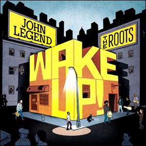 In this CD cover image released by Columbia Records, the latest release by John Legend and the Roots, 