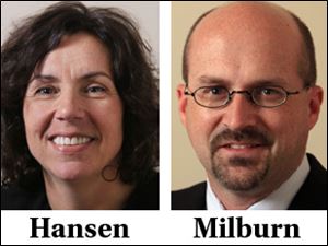 (INSIDE RUSSELL HALLETT 7/14/10)  John Kasich adviser Beth Hansen.