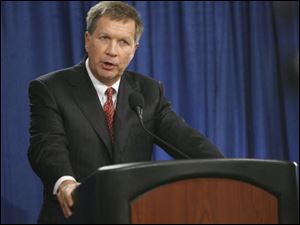 “The press decided to send me a message, and message received,'' Mr. Kasich told reporters.