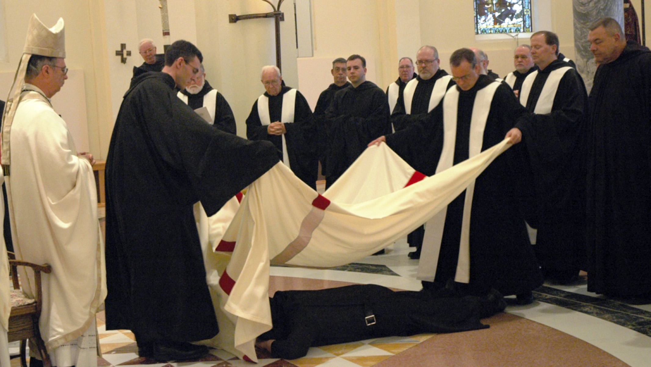 Long quest culminates in monk's solemn vows The Blade