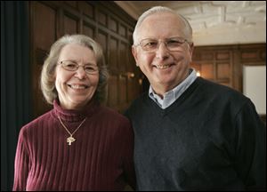 Carol and Walter Tylicki of Point Place, who will celebrate their 45th wedding anniversary on Saturday, are involved with the Retired and Senior Volunteer Program, United Way, and the St. Vincent de Paul Society.