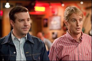 Jason Sudeikis, left, plays Fred and Owen Wilson plays Rick in the comedy 'Hall Pass.'