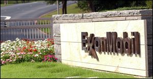 Exxon Mobile headquarters sign.