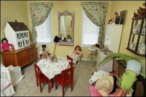 Janet Schroeder created a tea time-inspired playroom at her Springfield Township home for her grandchildren.