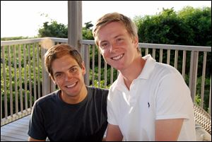 Sean Eldridge, left, a native of Ottawa Hills, and Chris Hughes, one of Facebook's co-founders, plan to marry next year.