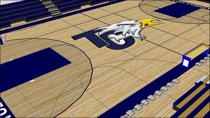 Toledo Christian's 20,000 square-foot gymnasium will seat 1,350 people and will host a variety of events, from games to graduations.