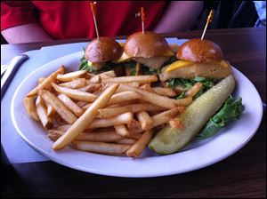 Blue gill sliders at Harbor Inn & Ale in Monroe.