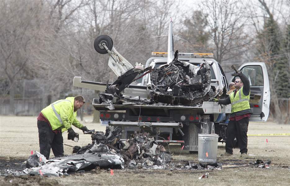 Plane-debris