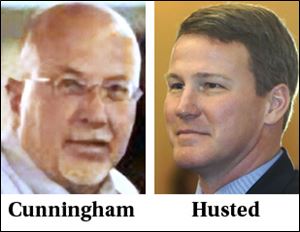 Keith Cunningham, left, former director of the Allen County Board of Elections, will lead the task force appointed by Secretary of State Jon Husted.