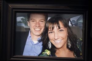 Ian Huffman died and his girlfriend, Olivia Duty, was injured.