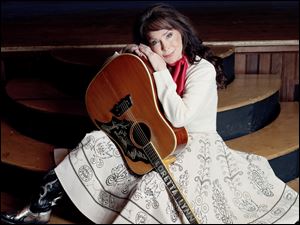 Country singing legend Loretta Lynn will perform Thursday at the Stranahan Theater.