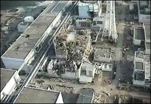 The crisis at the Fukushima Daiichi nuclear power plant stands at 7, the same as the Chernobyl accident in 1986.