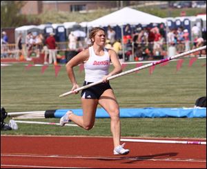 Whitmer grad Courtney Siebenaller succeeds on the track and in the classroom at Dayton.