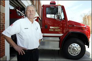 Lindsey Fire Chief John Zimmerman will be honored as one of the rescuers who pulled three boys from the Sandusky River in January, 2010. The three boys drowned, but a water and ice safety program was created in their honor to educate Sandusky County students about the dangers of playing on ice.