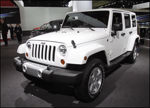 Chrysler exported 2,977 Jeep Wranglers to China in 2010 and 1,060 so far this year, according to a Chrysler spokesman.