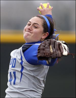 Marissa Lee has been a four-year starter for Elmwood. Lee had a 19-6 record with a 2.47 ERA last season. 