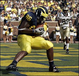 Tight end Kevin Koger has caught 36 balls in his three seasons with the Wolverines. As he enters his senior season, offensive coordinator Al Borges believes Koger can catch 30-plus balls with Michigan's revamped offense.