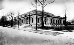 The Old Central Post Office, shown in 1953, was purchased by Toledo Public Schools for $1 from the government in 1966 on the condition that it be used for educational purposes. It was converted to an alternative school in 1970 and closed after voters rejected a levy in 2000.