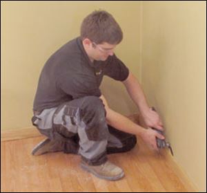 To help improve the beauty of your home and give your rooms an updated look, Joe the Pro recommends weekend DIY projects, such as removing old trim, baseboards or molding.
