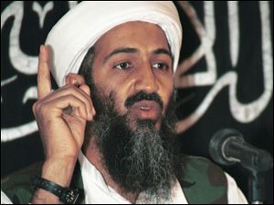 Osama bin Laden, shown in this 1998 file photo, was killed Sunday by U.S. Navy SEALs. 