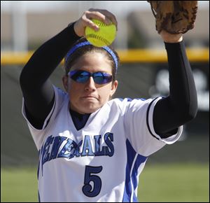 Anthony Wayne senior pitcher Emily Kurfis is 14-1 with a 1.18 ERA and 48 strikeouts in 34 innings. At the plate, she is hitting .298 with 14 RBIs. The Generals are 16-1 and ranked sixth in Ohio in Division I.