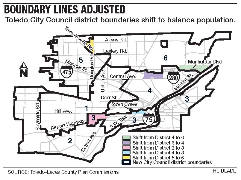 8 precincts change Toledo City Council districts The Blade