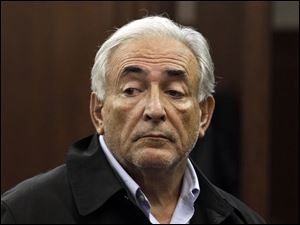 Dominique Strauss-Kahn is arraigned in Manhattan Criminal Court earlier this week.