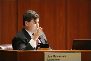 Councilman Joe McNamara said he did not feel the city’s financial situation has improved enough to declare an end to the exigent circumstances.