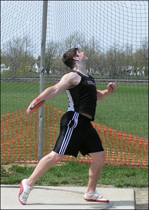 Derrick Vicars posted a throw of 173-01 to win the NCAA championship in discus as a sophomore at Findlay last season.