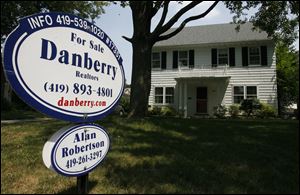 Housing prices in the Toledo area have fallen 14 percent in the past five years.