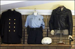 Toledo police uniforms from different eras are on display at the Toledo Police Museum. The museum is inside the city-owned Ottawa Park Nature Education Center, 2201 Ottawa Pkwy.