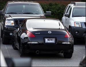 Terrelle Pryor arrived at a Monday meeting in a used Nissan 350Z sports car, which is valued at between $16,000 and $27,000.